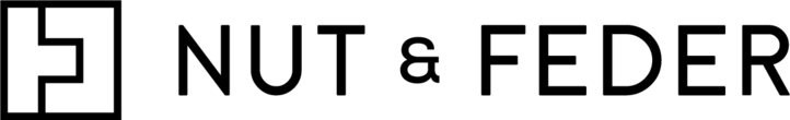 Logo Nut & Feder Logo von Nut & Feder, dem Tischlerei Meisterbetrieb, der Geflüchteten Zugang zum Arbeitsmarkt ermöglicht